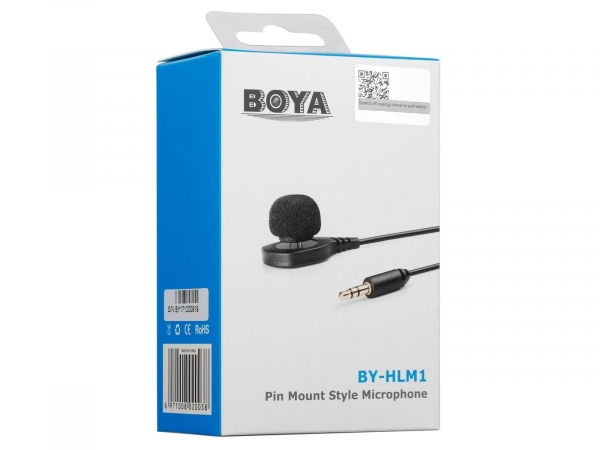 Boya BY-HLM1 Wearable Pin Microphone