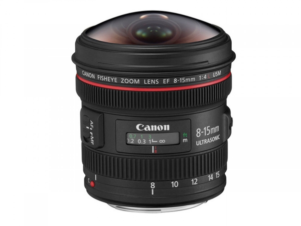 Canon EF 8-15mm F4L USM (Fisheye) Lens