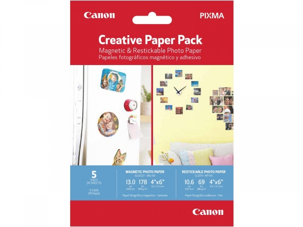 Canon Pixma Kit 5 Creative Magnetic Papers (5 Pack)