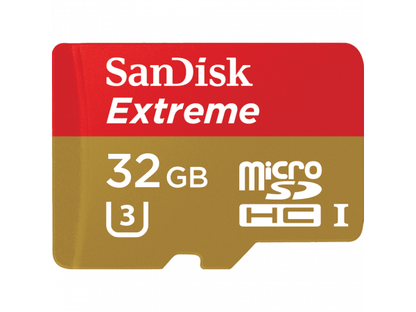 Sandisk SD-32GB Extreme Micro + Adapter 100MB/s U3