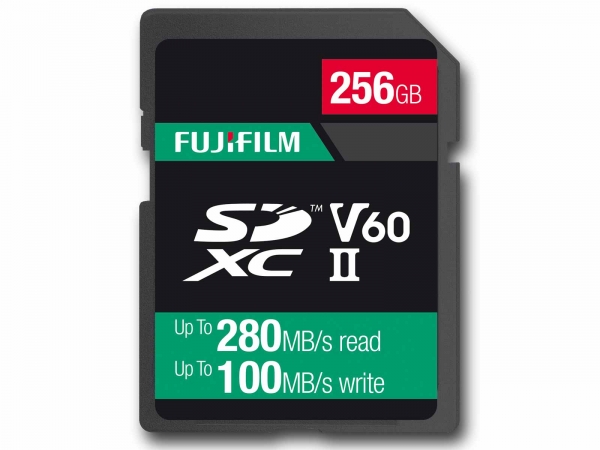 Fujifilm 256Gb UHS ll V60 Pro Card (280/100MB/s)