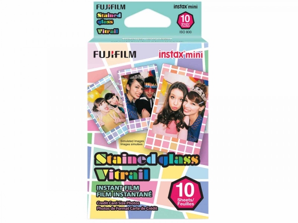 Fujifilm Instax Mini Film Stained Glass (10 Pack)