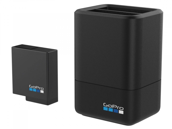 GoPro Dual Battery Charger + Battery (Hero8/7/6)