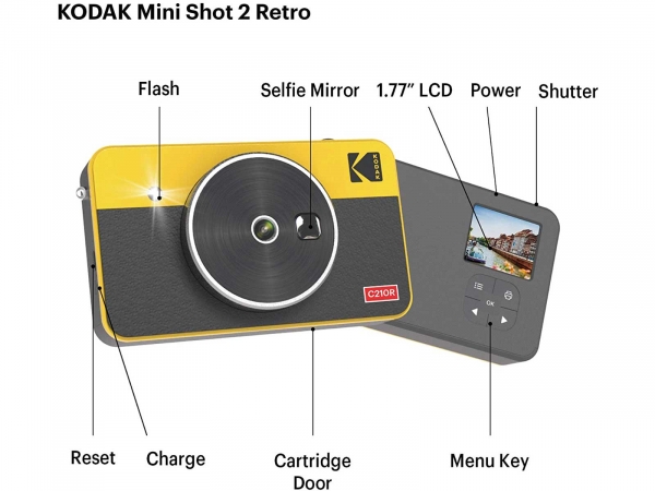 Kodak Mini Shot Combo 2 Retro Camera