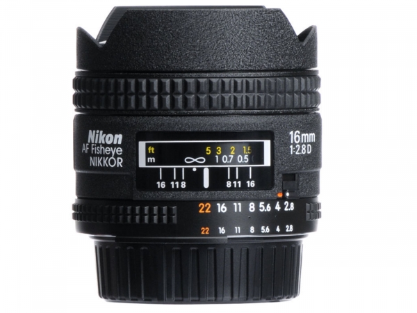 Nikon 16mm F:2.8 AF Fisheye Lens