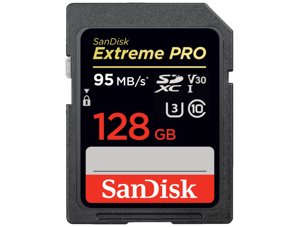 Sandisk SDHC-128GB Extreme Pro 95MB/s V30 UHS-1 U3