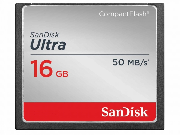 Sandisk Ultra CF Card 50mbs 16GB