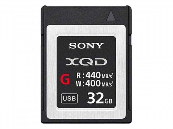 Sony 32GB XQD Flash Memory Card - G Series (Read 440MB/s and Write 400MB/s) QDG