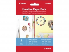 Canon Pixma Kit 5 Creative Magnetic Papers (5 Pack)