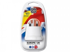 GO Plug Travel Adapter EU to Uk