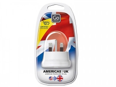 GO Plug Travel Adapter USA to UK