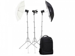 Godox AD100Pro TTL 3 Flashes Backpack Kit