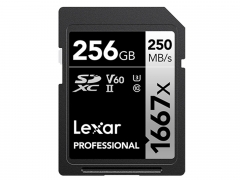 Lexar SDXC Professional UHS-II 1667x 256GB V60 Memory Card