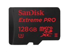 Sandisk SD-128GB Extreme Micro + Adapter 100MB/s U3