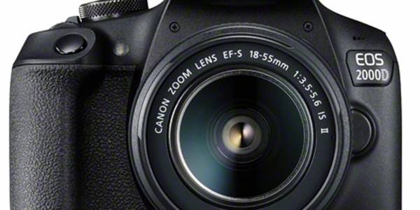 Canon EOS 2000D 24.1MP DSLR Camera + 18-55mm & 500mm Lens Accessory Kit