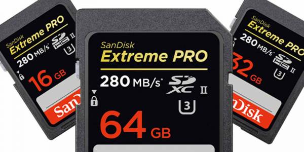 Extreme Pro 64 Go, 280/100MB/s,V60,C10,UHS-II,U3