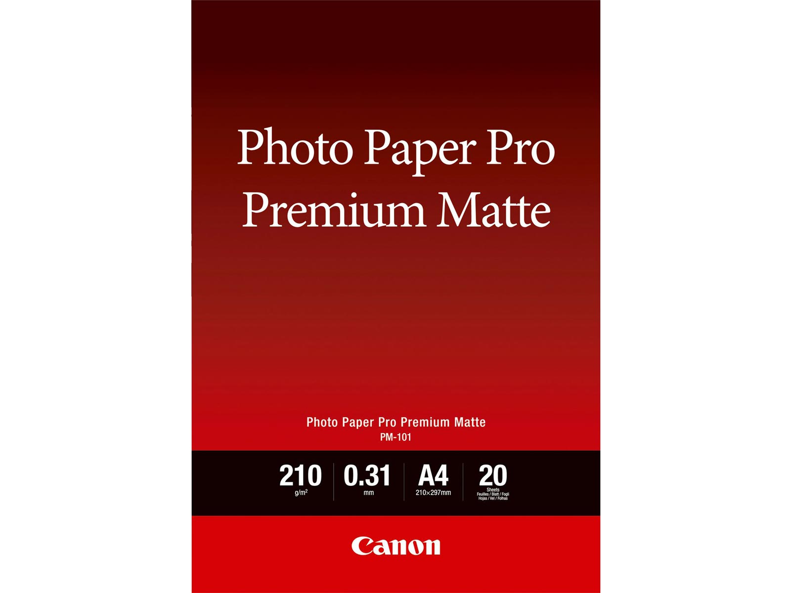 Papier photo Canon Photo Paper Plus II PP-201 - brillant - A4
